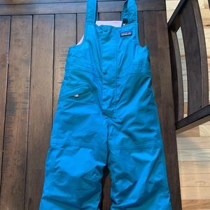 Patagonia Girl Teal Snow Pants 4T